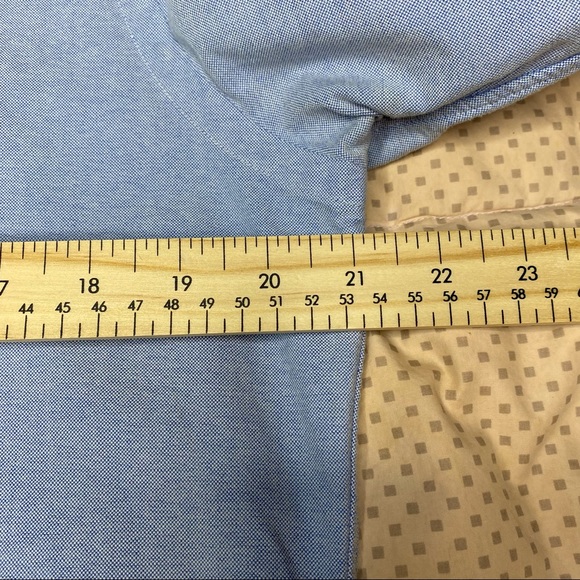 Coogi Luxe Dress Shirt Light Blue Contrast Cuffs & Collar Men’s Medium (15.5/16) - Picture 14 of 15